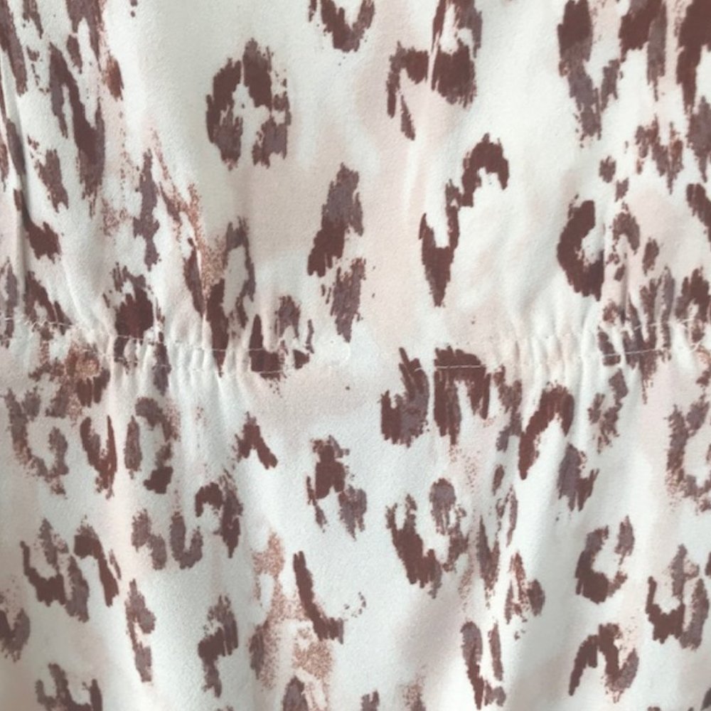 Free People Fake Love Mini Dress in Ivory Combo - Picture 8 of 8